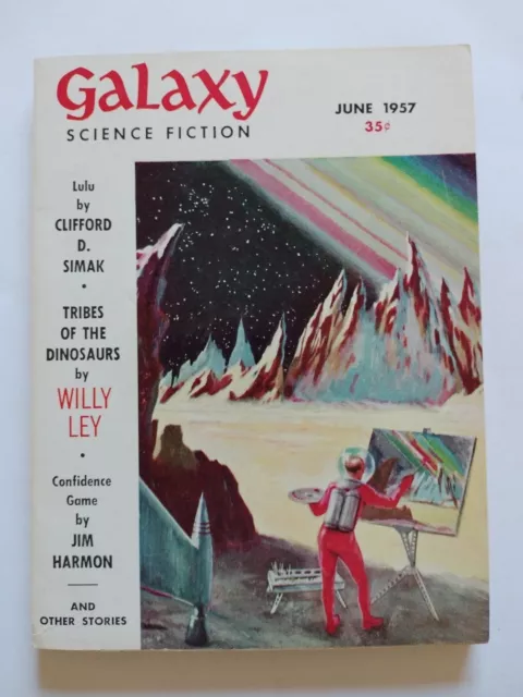 GALAXY SCIENCE FICTION magazine Clifford Simak  LULU vol. 14 no. 2 JUNE 1957  VG