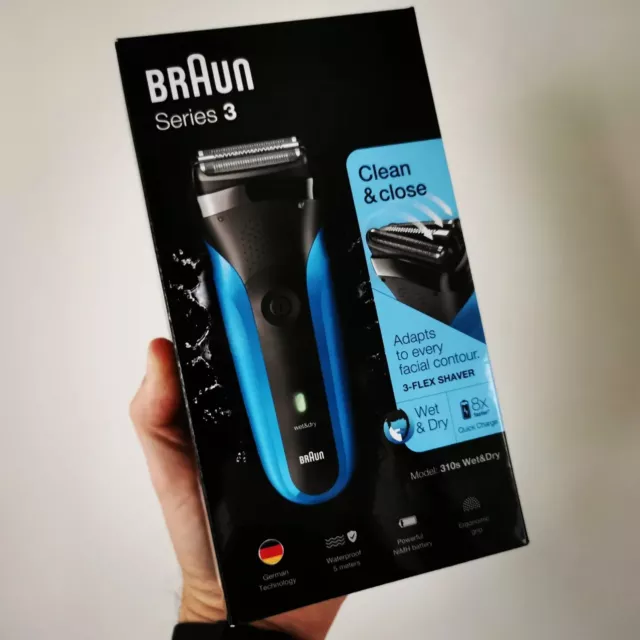 Braun Series 3 310S Wet & Dry Electric Beard Shaver Rechargeable Wahl Philips