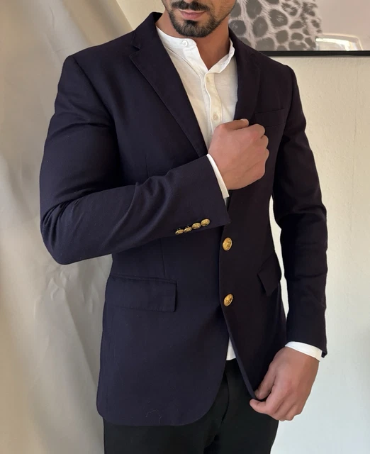 Horror Blazer Herren - Gruseliges Halloween Sakko Mit Blut-Aufdruck