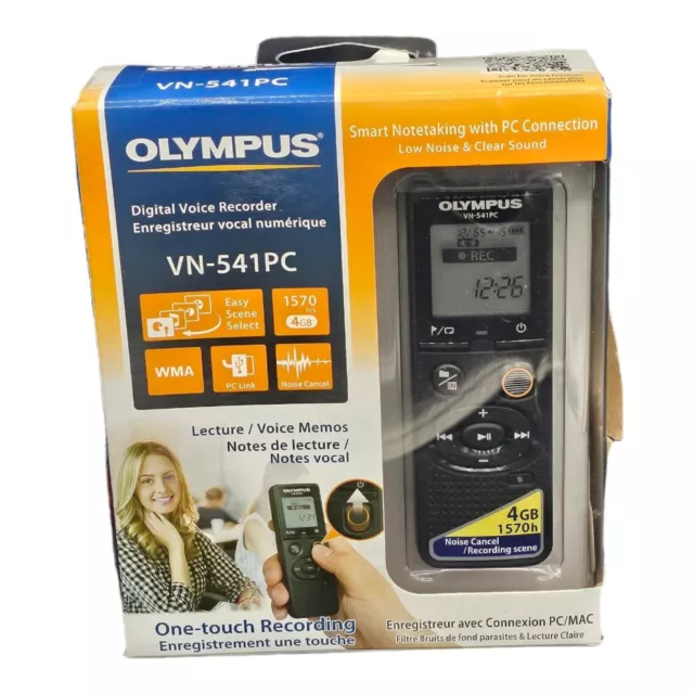 Olympus 4GB Digital Voice Recorder VN-Series VN-541PC - Black