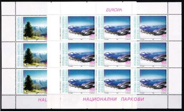 Makedonien Kleinbögen 162-163 postfrisch CEPT 1999 #HR245