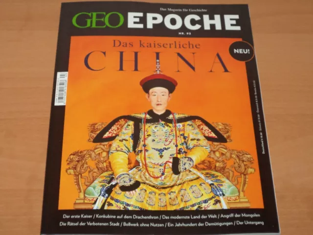 GEO EPOCHE NR. 93 "Das Kaiserliche CHINA"