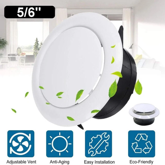 La Ventilazione CCR125B 90° FF ABS Bend For Ducted Aeration, Diameter