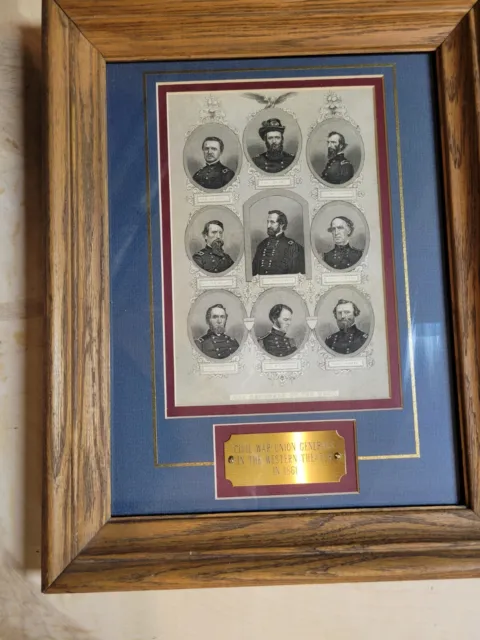 Civil War Union Generals In Western Front 1861