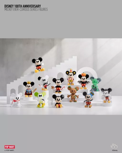 Pop Mart Disney 100th anniversary Mickey Mouse Ever-Curious Series Figures