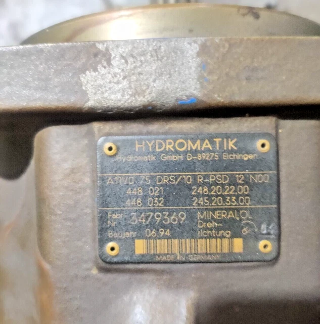 Hydromatik A11V0-75 DRS/10 R-PSD 12 N00 Axial Piston Variable Pump