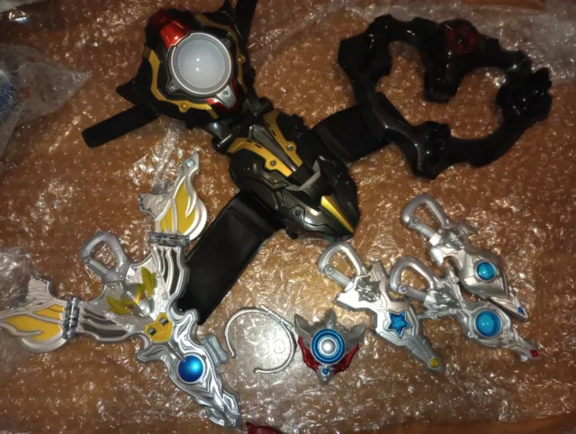 Sale Complete Set Taiga Spark + Ponton Earth Key Ring Orb medal z Ultraman DX