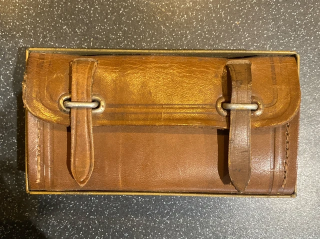 Sacoche De Selle Vélo En Cuir Artisanal - Noir Et Jaune - London Craftwork - Pour VTT Et Balades