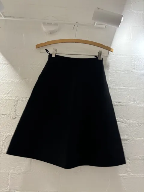 Scanlan Theodore Crepe Knit A Line Skirt XS