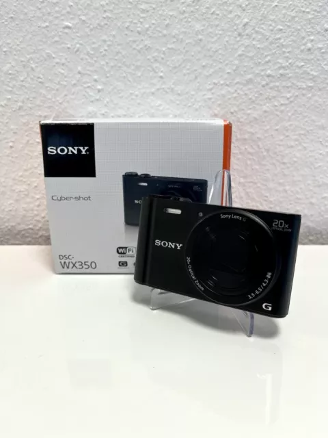 Sony Cyber-Shot DSC-WX350 Schwarz / Kompakte Digitalkamera / Schöner Zustand ✅