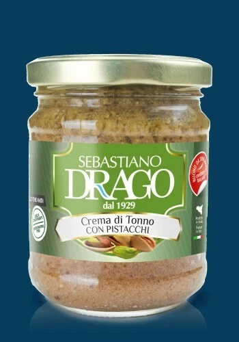 Crema Di Tonno E Pistacchi Conserve Condimento Bruschette Condimenti 3 X 180 Gr