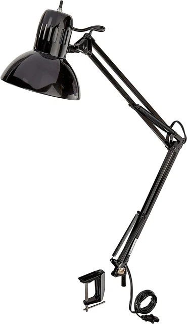 Swing Arm Desk lamp Architect Drafting Table Clamp On LED Light Adjustable Arms