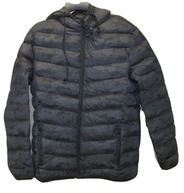 Contempo Casuals Black and Orange Jacket with wired headphones **Please read**