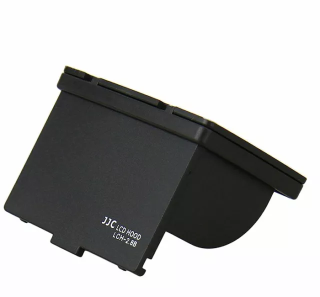 JJC BLK. LCH-2.8B Universal LCD Hood for 2.7/2.8 inch LCD Screen Display Camera 3