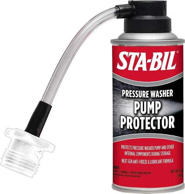 STA-BIL Pump Protector - Protects Pressure Washer Pumps and 4 Fl. Oz., Red