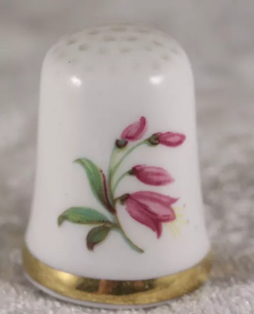 China Thimble pink bell shaped flowers  Collectable
