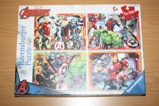 Ravensburger Puzzle - ""Marvel Avengers: The Mighty Avengers"" - 4 x 100
