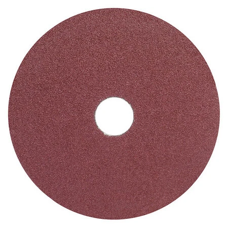 Zoro Select 77696009807 Fiber Disc,7",7/8" Hole Mount,Brown,Pk25