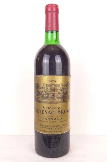 margaux château cantenac brown grand cru classé rouge 1979 - bordeaux