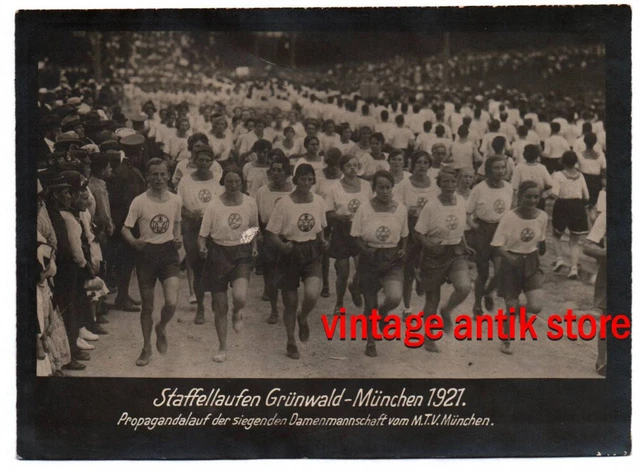 Foto Staffellaufen Grünwald Munich 1921 Propagandalauf Mtv Deporte Fotografía