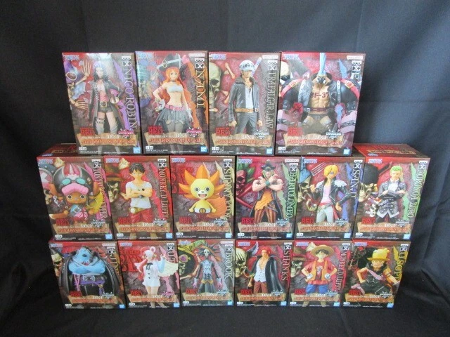 F84 ONE PIECE Figure DXF FILM RED Luffy Zoro Sanji Nami Shanks 16 set