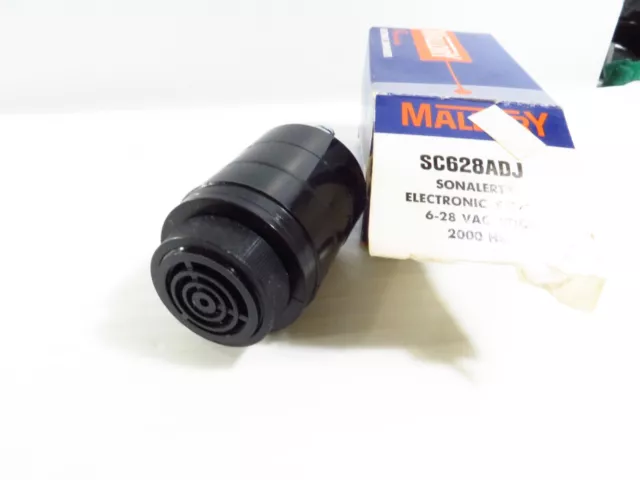 RARE!!! Mallory Sonalert Products SC628ADJ Audio Indicators and Alerts, NEW