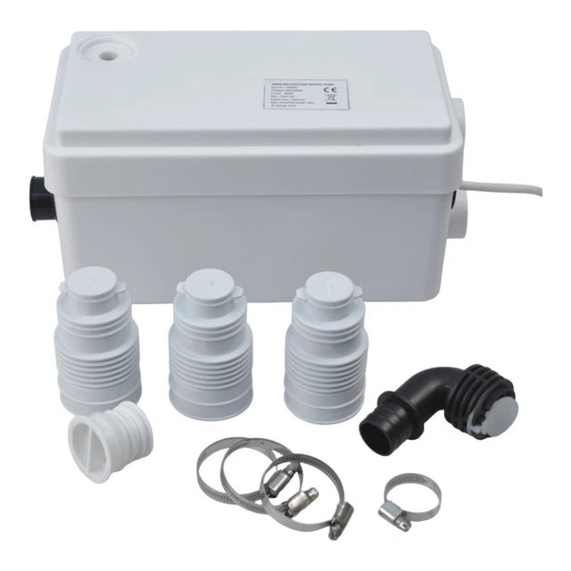 Maceratore Trituratore Sanitario Turbo Pompa 3 In 1 Smartflo-250® Scarico Lavabo