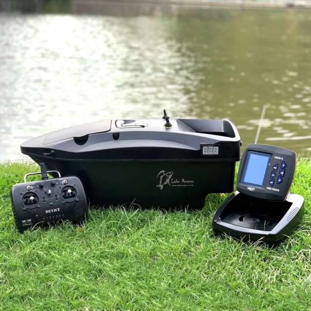 Carp Fishing Bait Boat Lake Reaper Now Fitted With New Top Quailty Fish Finder