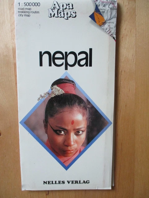 LANDKARTE NEPAL APA Maps road map trekking routes city map EUR 1,90 ...