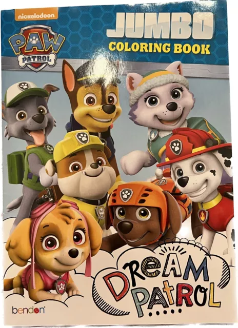 PAW PATROL JUMBO Dream Patrol Coloring Book Nickelodeon Nick Jr New $5.