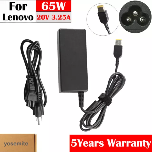 AC Adapter Charger For Lenovo ThinkCentre M630e M710q M715q Tiny 65W Power Cord