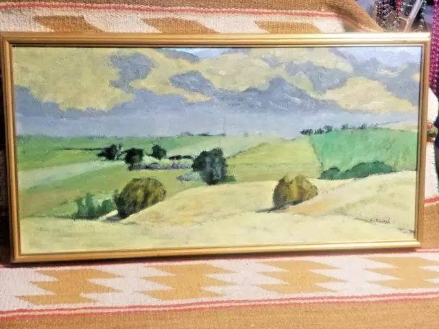 BEAUTIFUL O/B LANDSCAPE PAINTING NEW MEXICO "TAOS VALLEY" by FRANCIS DONALD