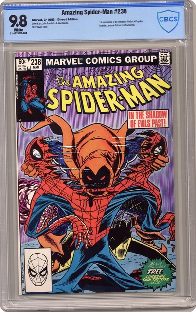 Amazing Spider-Man #238A Tattooz Included CBCS 9.8 1983 21-157CCF5-044
