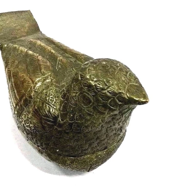 Antique South East Asian Silver Cambodian Bird Betel Nut Box