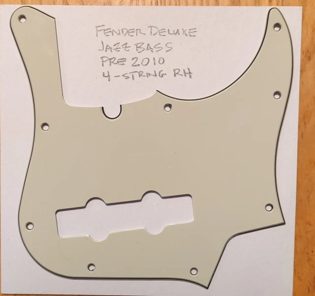 Fender American Deluxe 1998-2009 JAZZ Bass Cream White Pickguard OEM W/B/W