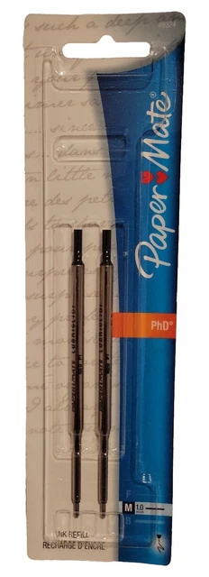 New Papermate Phd Ink Refill *Black* Medium 1.0mm