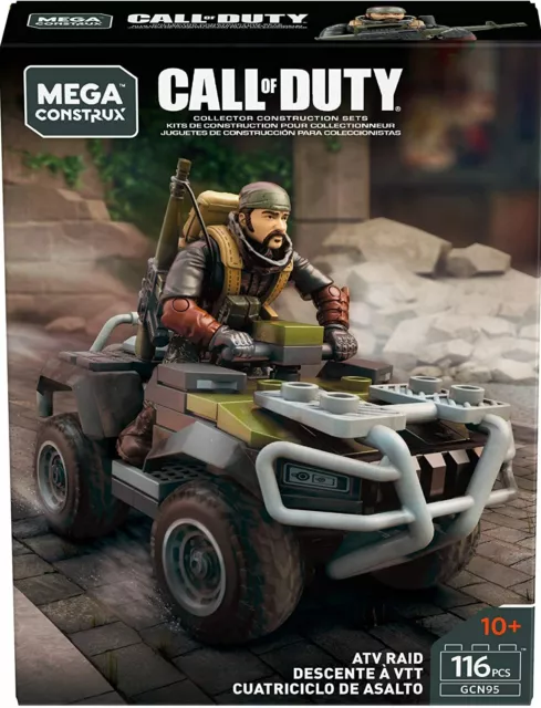 Mega Construx Call Of Duty Atv Raid Fahrzeug 116 Stück Gcn95 10+ Brandneu