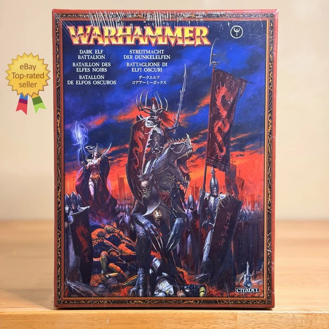 WARHAMMER DARK ELF Morathi on Pegasus Blister Sealed NOS Rare Metal 85-55 Gw EUR 220,01 - FR