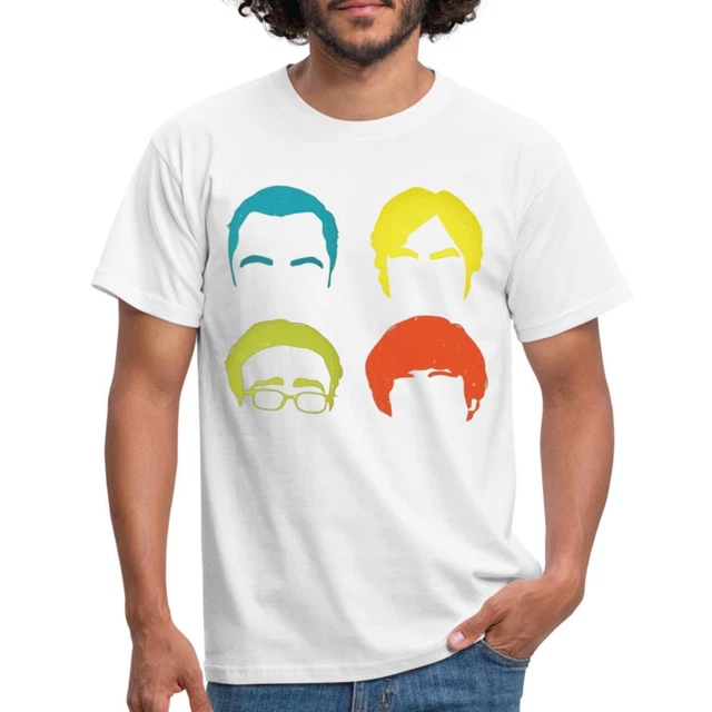 The Big Bang Theory Schlaue Köpfe Team Pop Art Männer T-Shirt