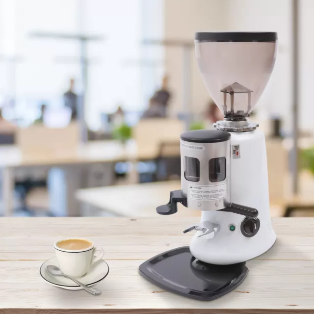 Electric Espresso Grinder ABS Bean Hopper Commercial Coffee Grinder for Cafe Bar