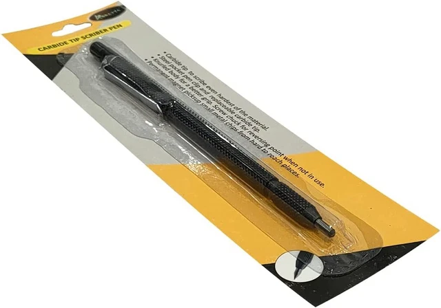Carbide Pen Point Tipped Scribing Pen Tool -Knurled Body -USA FULFILLED