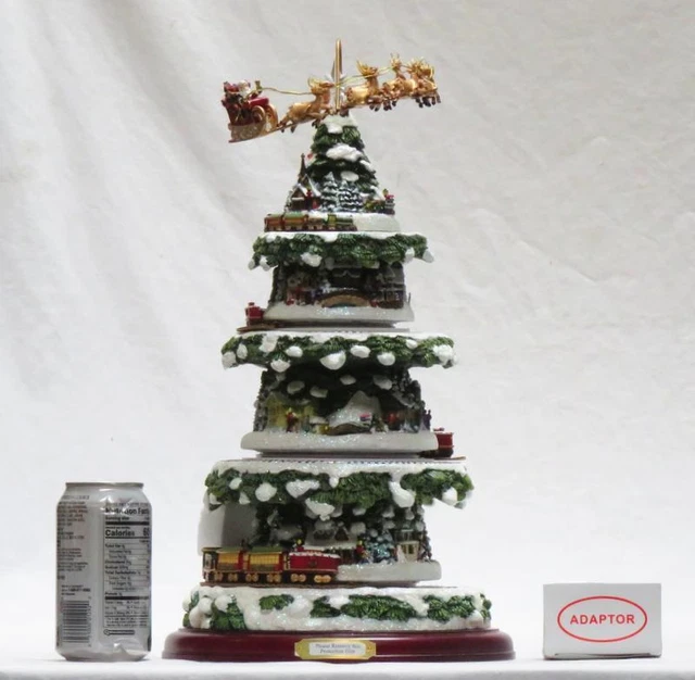 THOMAS KINKADE WONDERLAND Express Weihnachtsbaum in Box 17 Zoll mit
