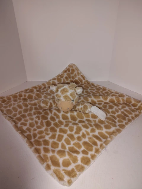 Soporte chupete de felpa jirafa de Carter con bucle bronceado manta de seguridad juguete amoroso