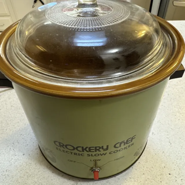 Crockery Simmer Pot Electric Slow Cooker Crock Pot Model 5015 / 140W Works
