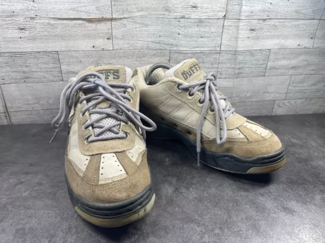 VTG DUFFS SNEAKERS Men 9M Skateboard Shoes Gray Fat Tongue Athletic Trainers Y2K 149.82 PicClick