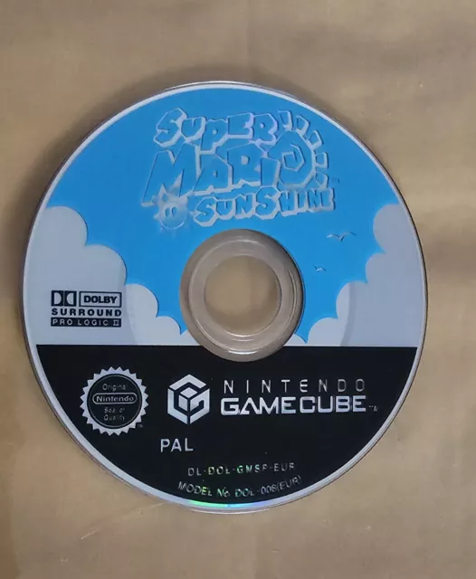 Super Mario Sunshine (GameCube, 2002) Disc Only