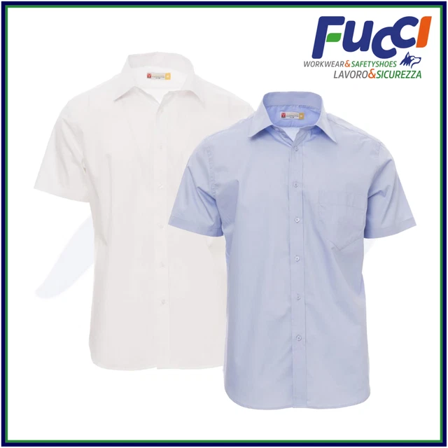 Camicia Uomo Manica Corta Slim Fit Payper Spring Elegante Casual