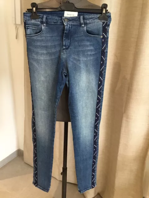 Très beau jeans Slim bleu Bérénice 40=38 Tbe