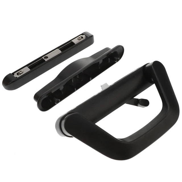 Cerradura de puerta corredera aleación de zinc manija de puerta corredera de vidrio Black