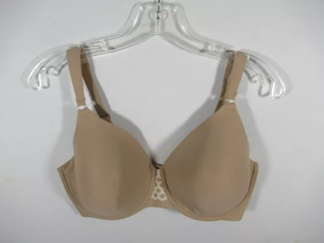 Olga To A Tee Back Smoothing T-Shirt Bra 36DD Beige Underwire 35145